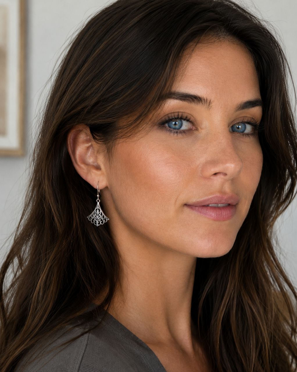 Mermaid tale 925 sterling zilveren oorbellen