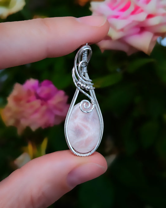 Thomsoniet 925 sterling zilver wire wrap