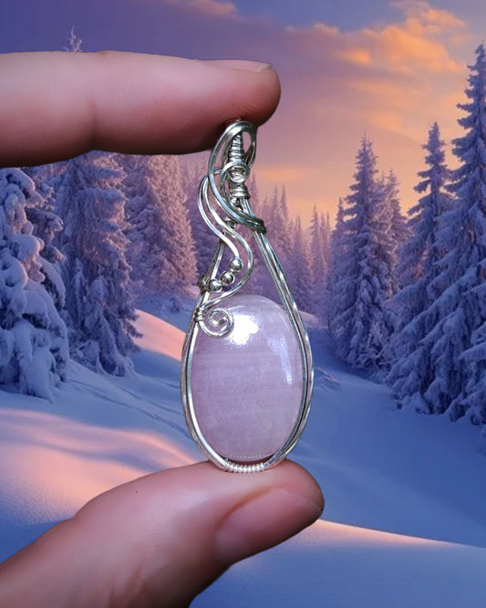 Kunziet cat's-eye 925 sterling zilver wire wrap